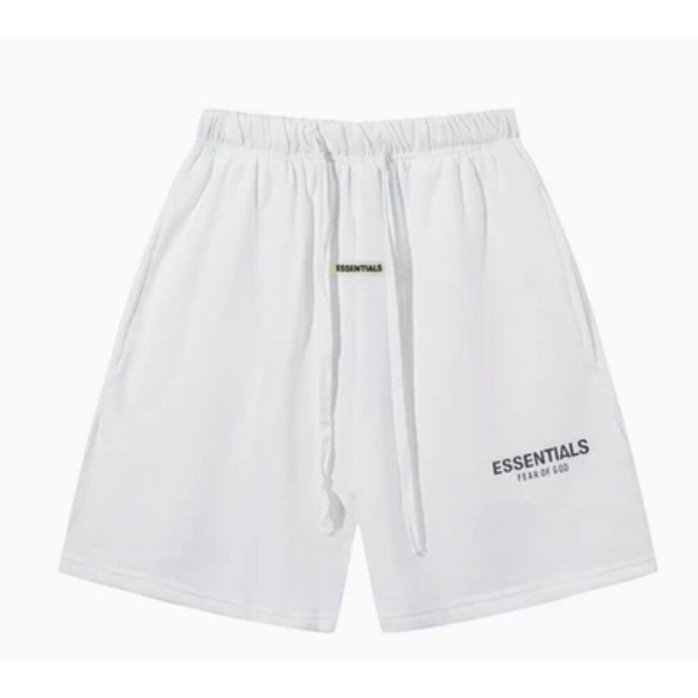 Fear of God Essential Shorts White Size Small